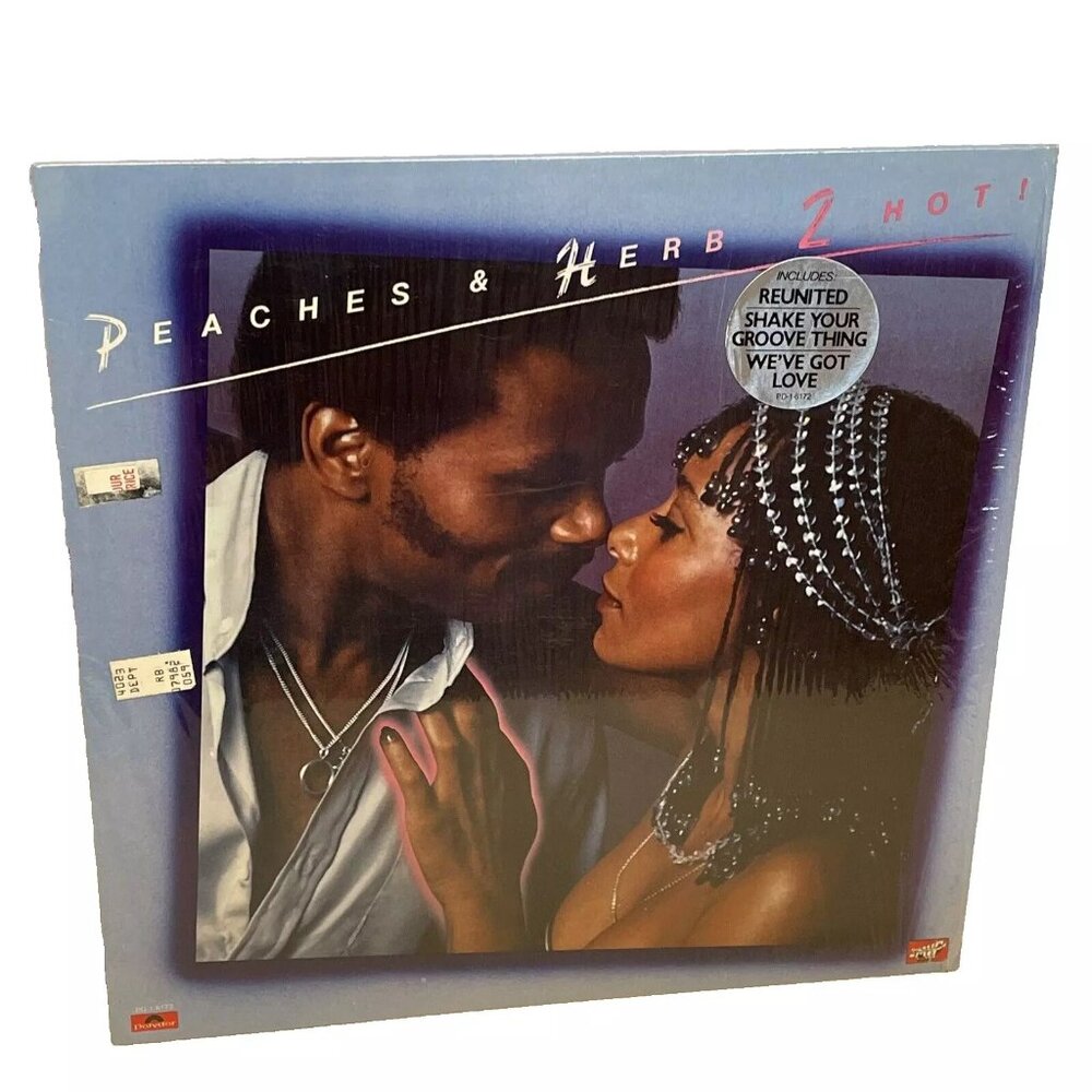 Peaches & Herb 2 Hot! (Vinyl, 1978) Polydor PD-1-6172 VG+ LP Record Album